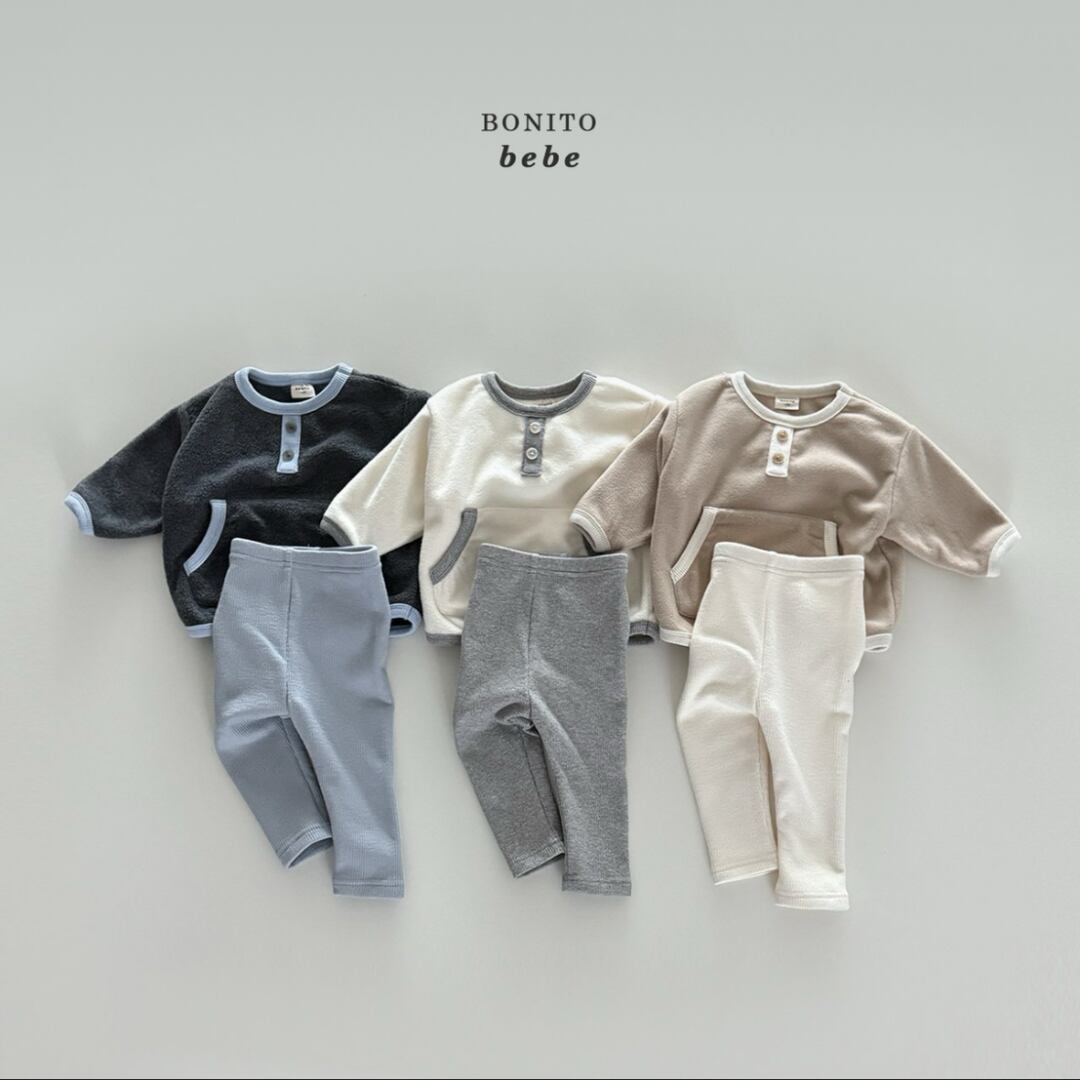 《予約》BONITO ¨ bebe) kangaroo lappa leggings set up