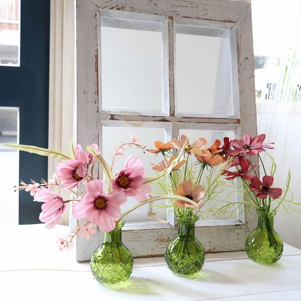 【額縁あり】秋桜(コスモス)の陶器作品 額縁あり】秋桜(コスモス)の陶器作品 渡辺信喜の絵画「秋桜（ コスモス