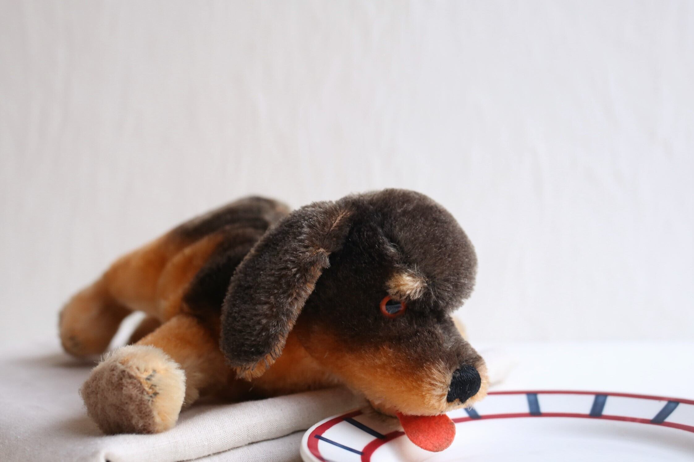 ドイツ ヴィンテージ Steiff シュタイフ ダックスフント『LUMPI』 N