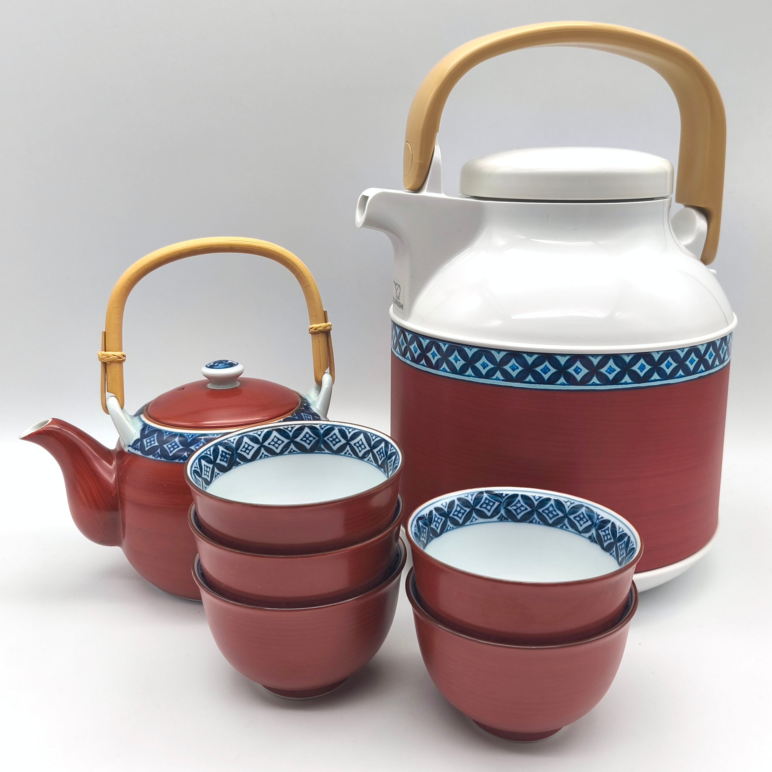 萩焼城山窯 番茶器セット・No.130527-04・梱包サイズ60 | リサイクル