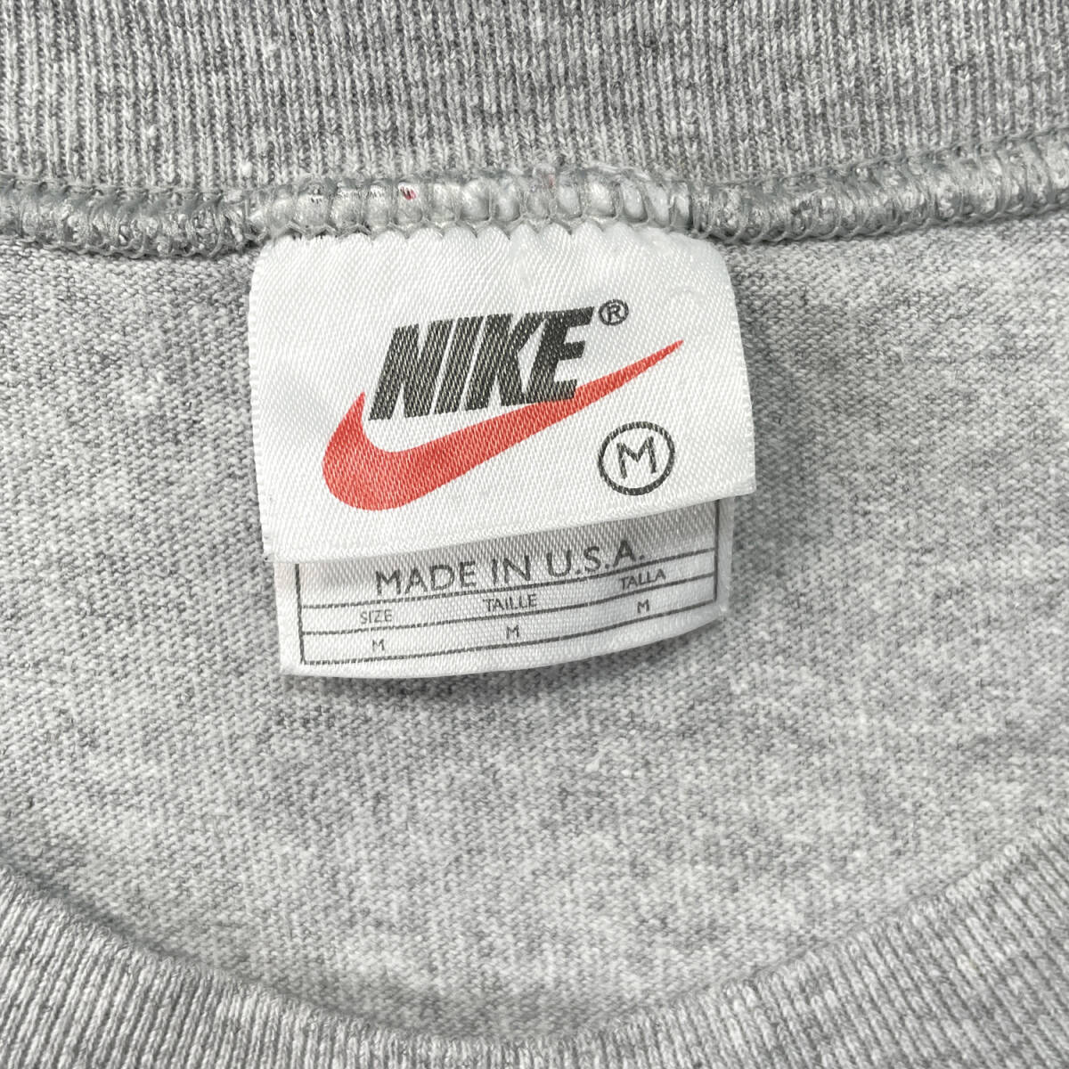 古着 USA製 90S NIKE ナイキ スウッシュ タンクトップ ロゴ プリント