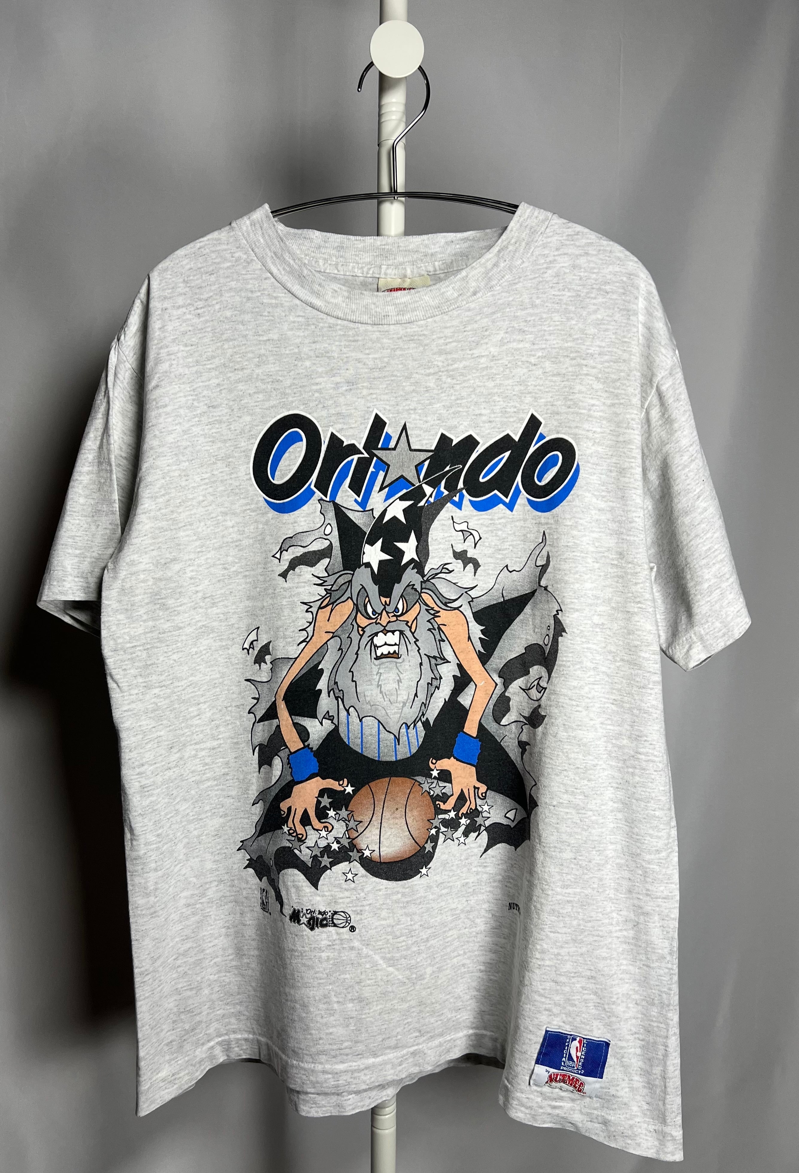 90s USA製 ナツメグタグ NBA オーランドマジック Tシャツ XL 90s