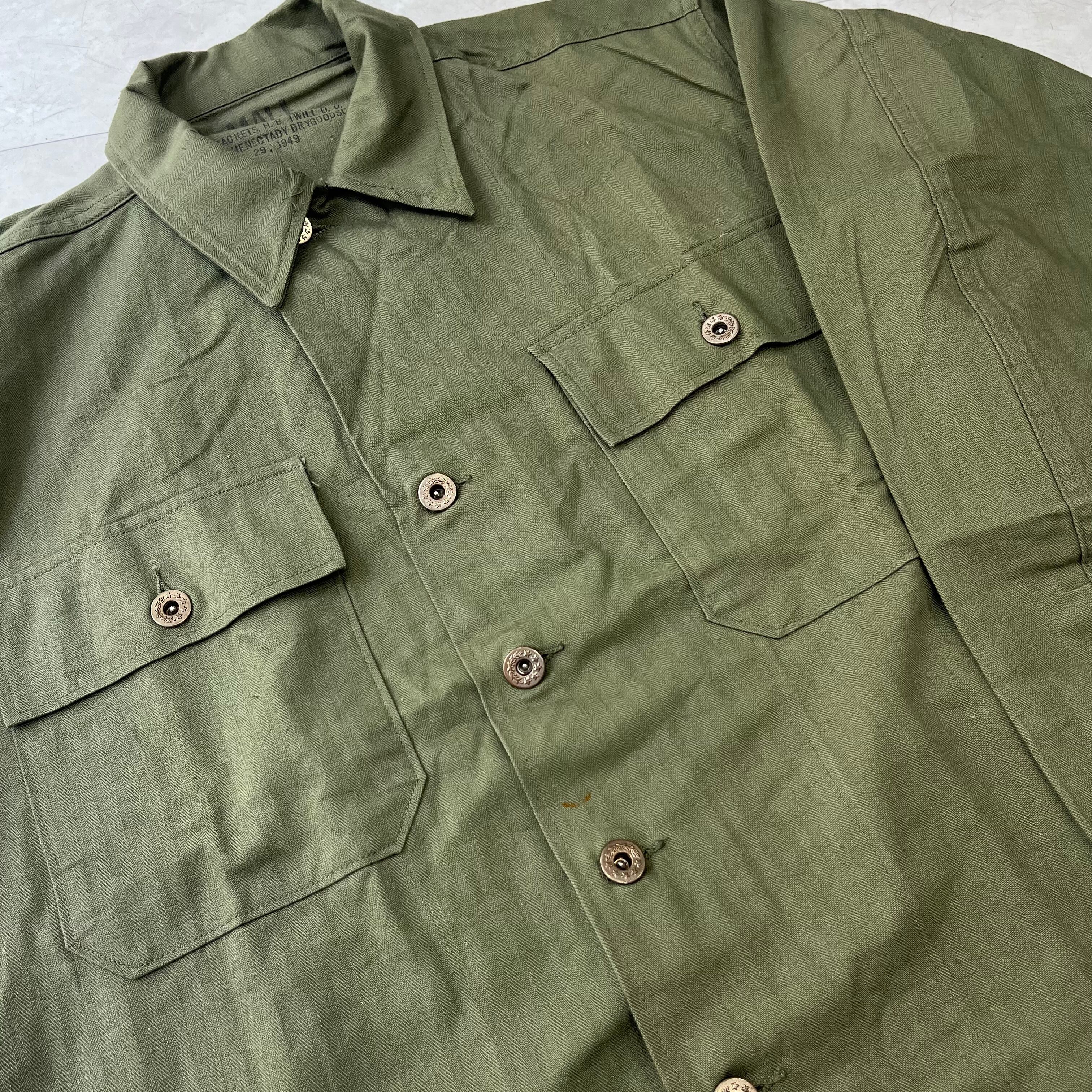 40s DEAD STOCK US ARMY M-47 HBT JACKET 40年代 アメリカ軍