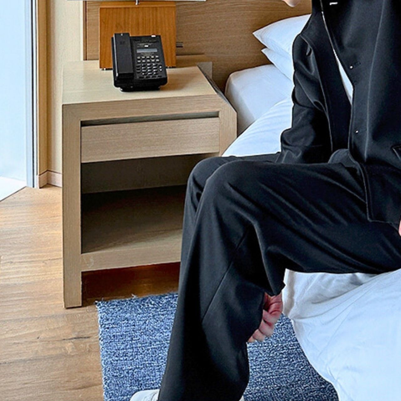 シンプルカジュアルパンツ（セットアップのジャケットあり）　MT0080421