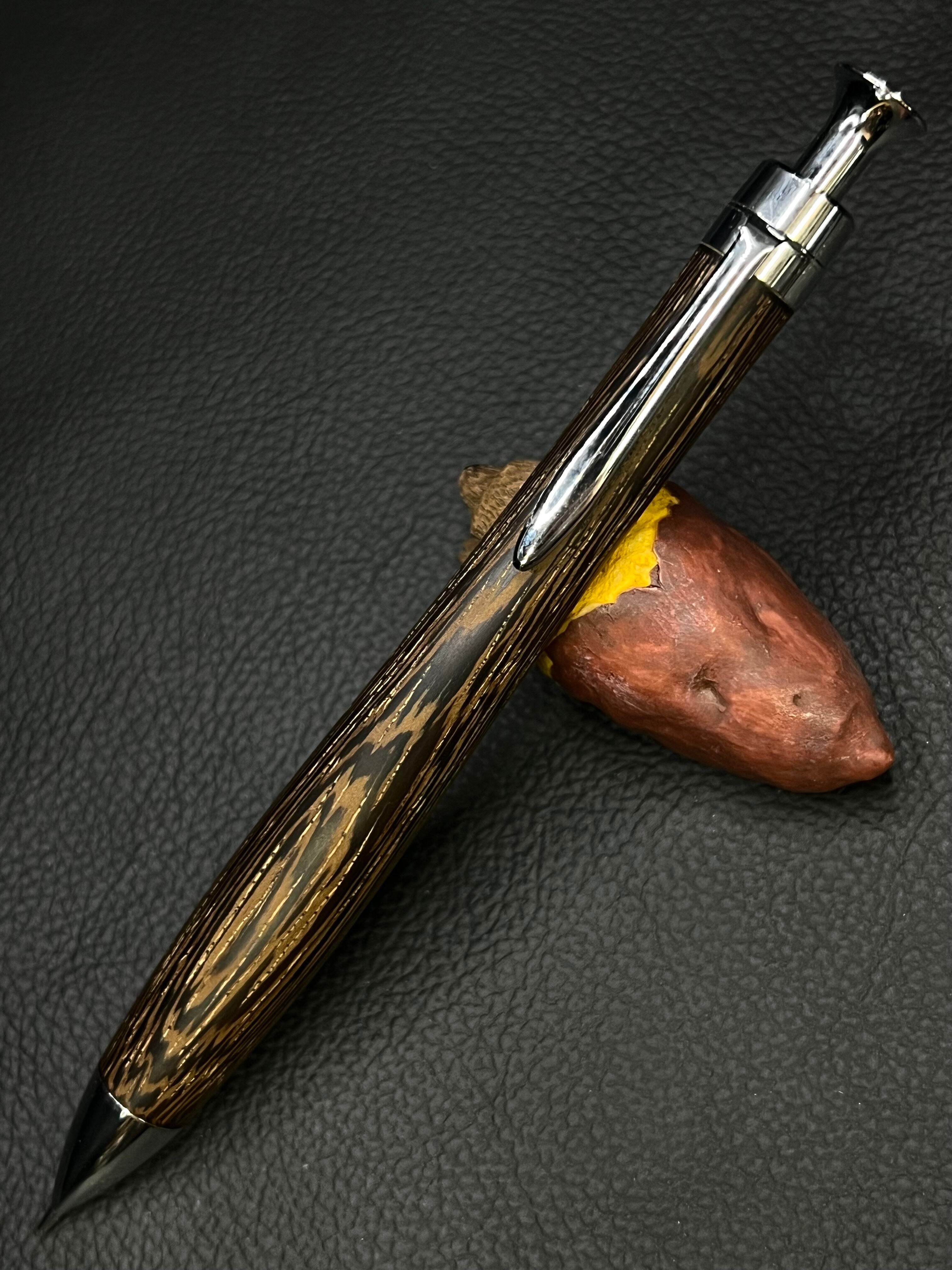 こぶた工房　マイクロバール0.5mm 1 マーブルウッド マイクロバール 極上杢 | こぶた工房