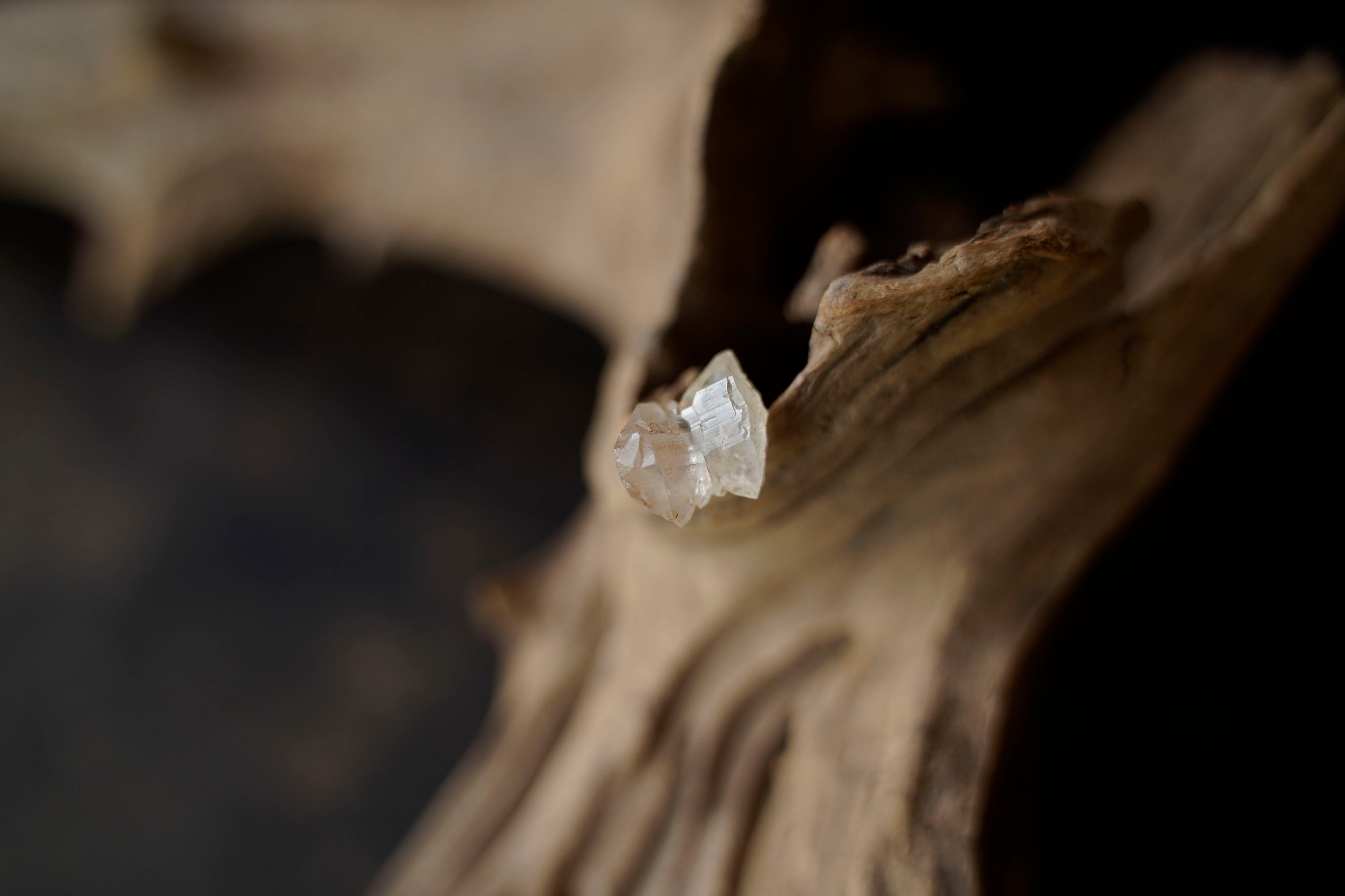 MLP2508-107 muule / Himalayan crystal 地球のかけらの耳飾り K18
