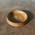 木製 お皿/チーク　
XL(直径約18cm x 高さ約3.5cm)