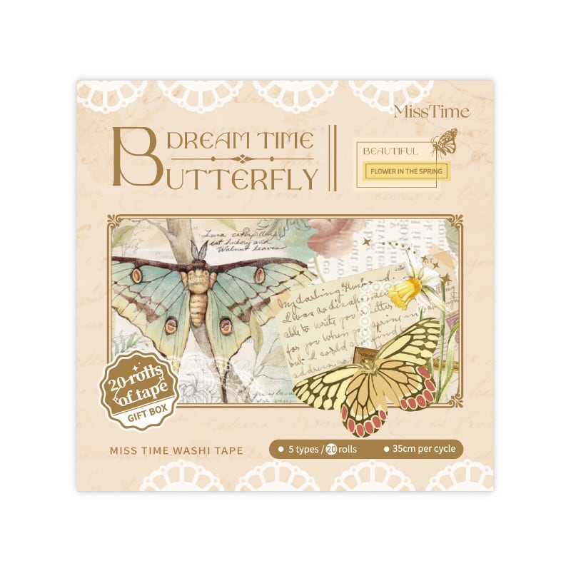 ⑤♡海外マステ♡ Journal Pages 塩っぱい さん spring 