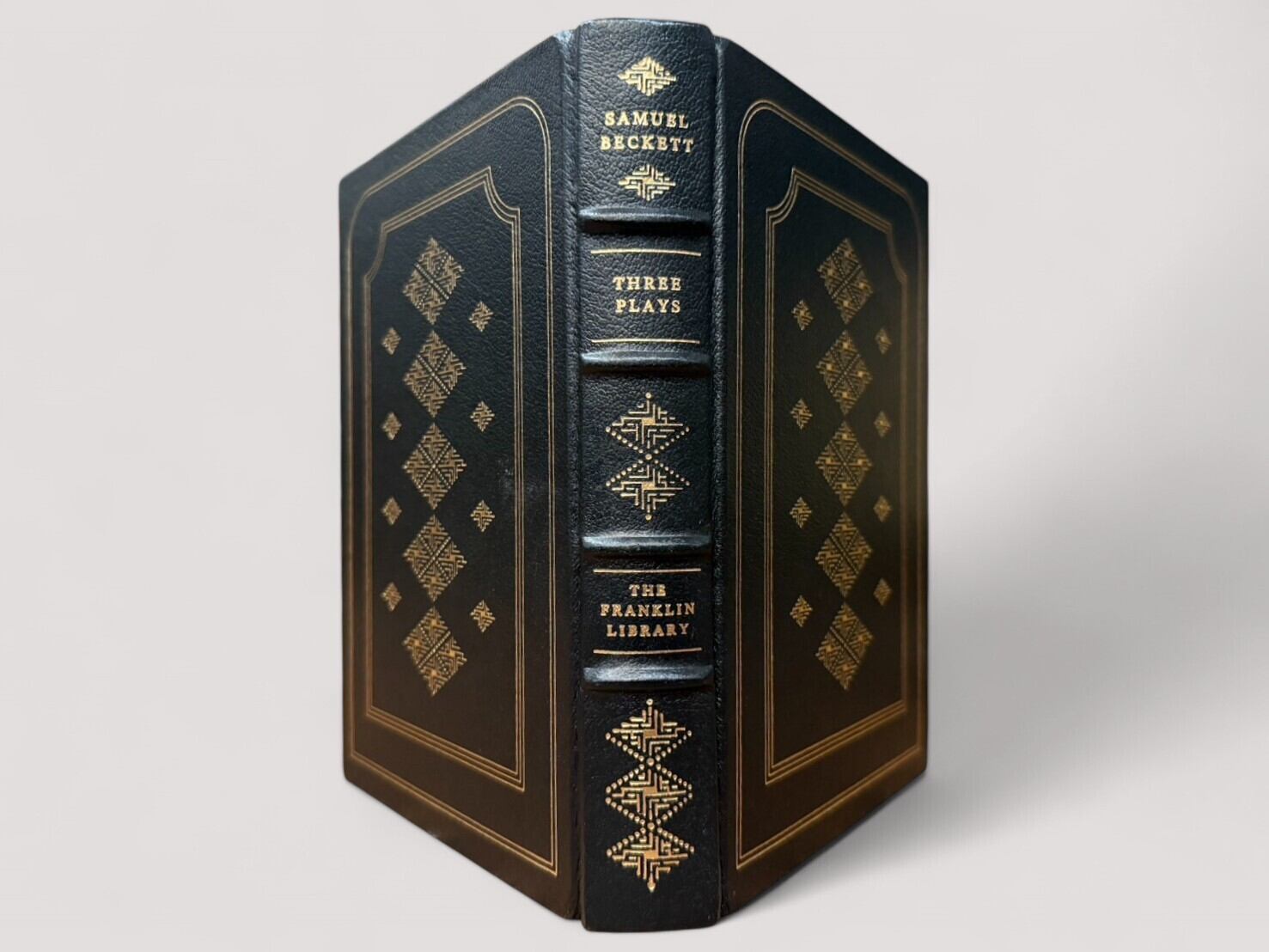 【SFL020】【THE FRANKLIN LIBRARY】【LIMITED EDITION】Three Plays - Waiting For Godot - Endgame - Krapp's Last Tape (1981) /Samuel Beckett