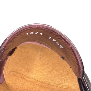 A.TESTONI square toe leather coin loafers