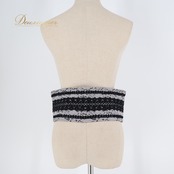 フラメンコ 衣装 ベルト サッシュベルト 黒 docedelflamenco ドセデルフラメンコ レース リボン 編み上げ ダンス パーティ 発表会 ブラック系 グレイ系 フラメンコ ベルト サッシュベルト ダンス衣装 コスチューム 発表会用 おしゃれ レースデザイン 上品 レディースファッション シンプル スタイリッシュ