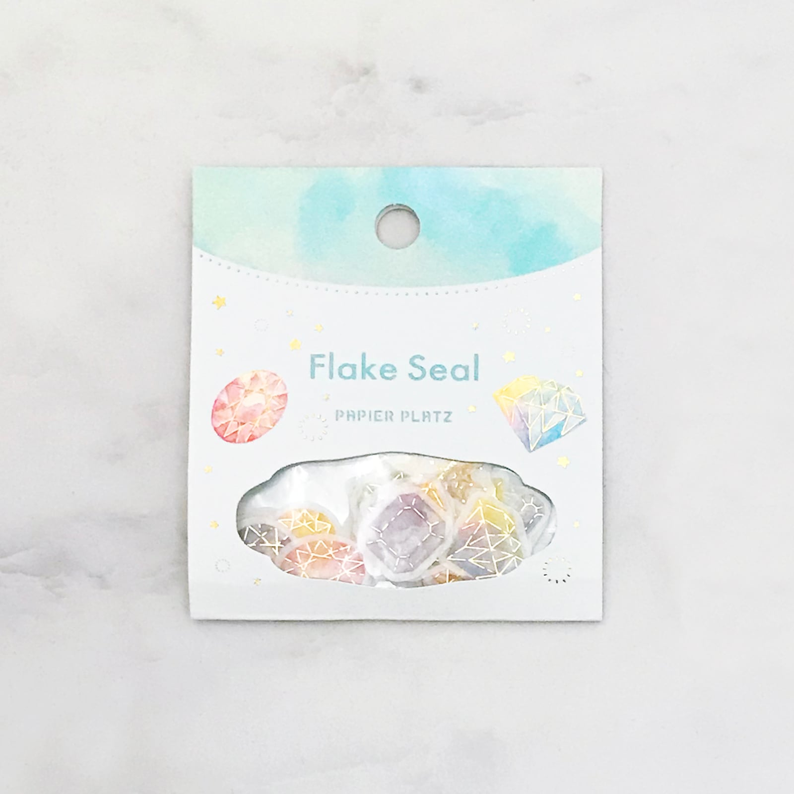 なかうちわか フレークシール（金箔入り） | パピアプラッツBASE店