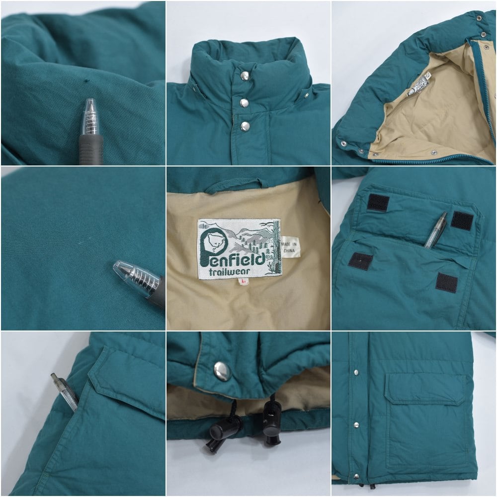 80～90s Penfield ペンフィールド コットン シェル ダウン ジャケット