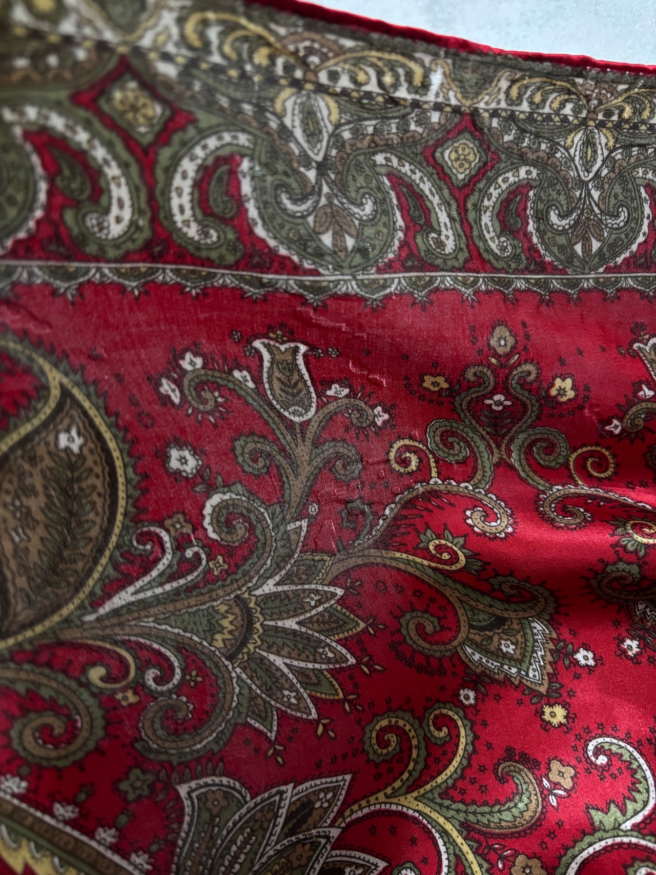 intricate paisley silk scarf-5248-5