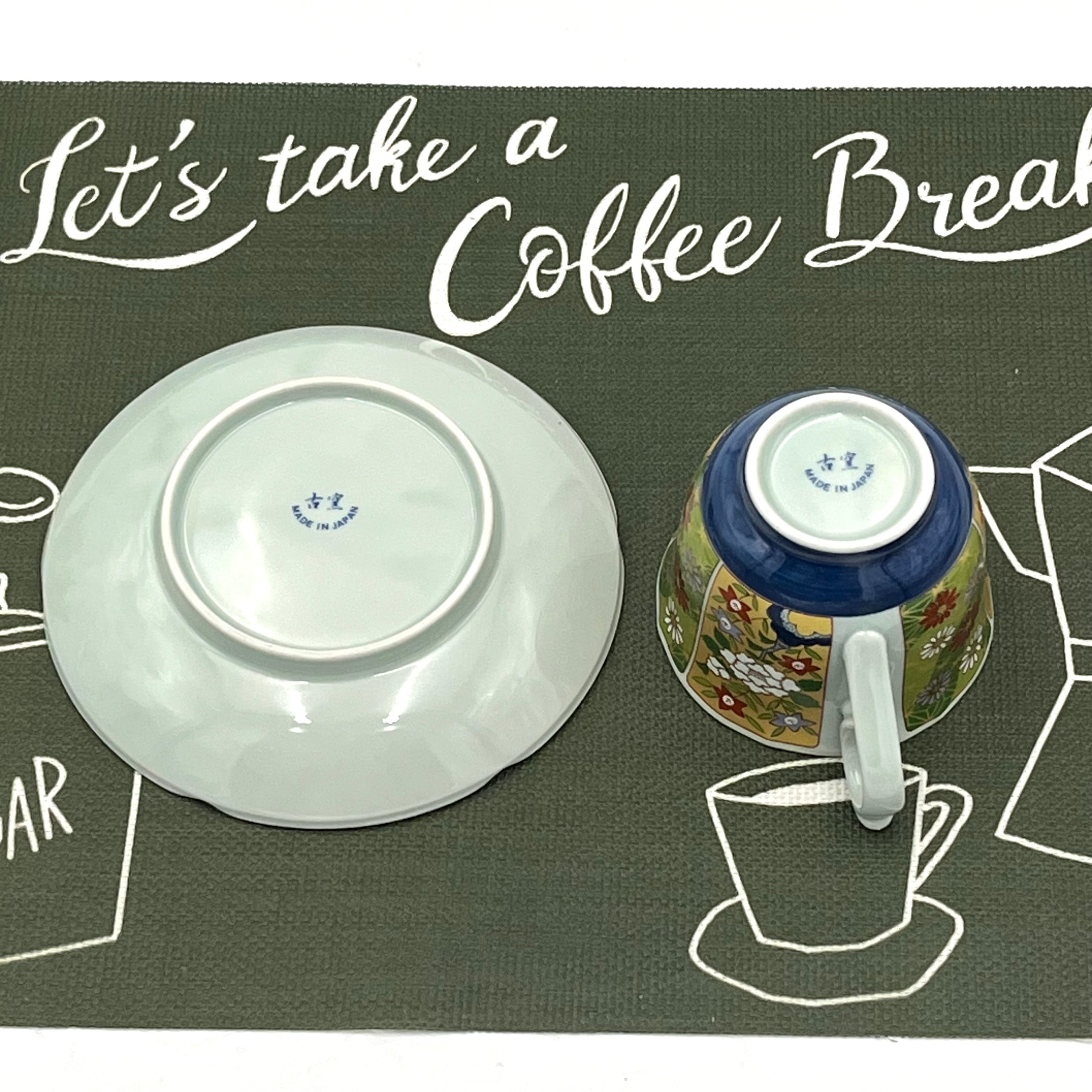 波佐見焼 錦古伊万里友禅菊絵 珈琲碗皿 カップ＆ソーサー | 有田焼