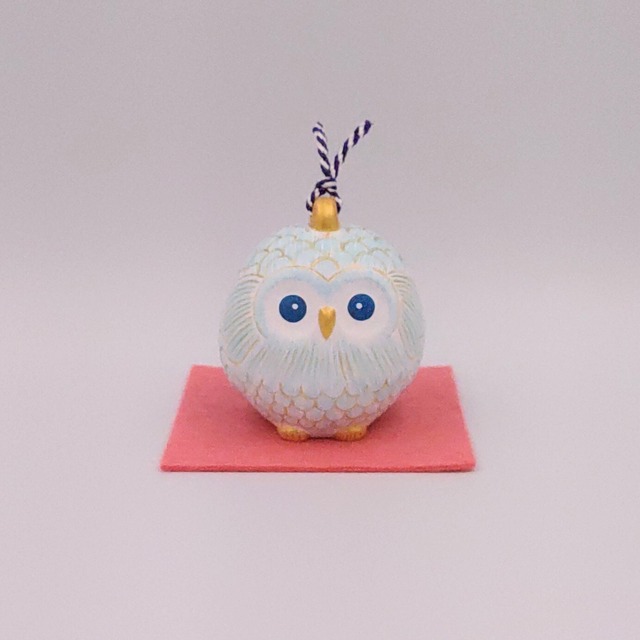 土鈴フクロウ(ブルー)