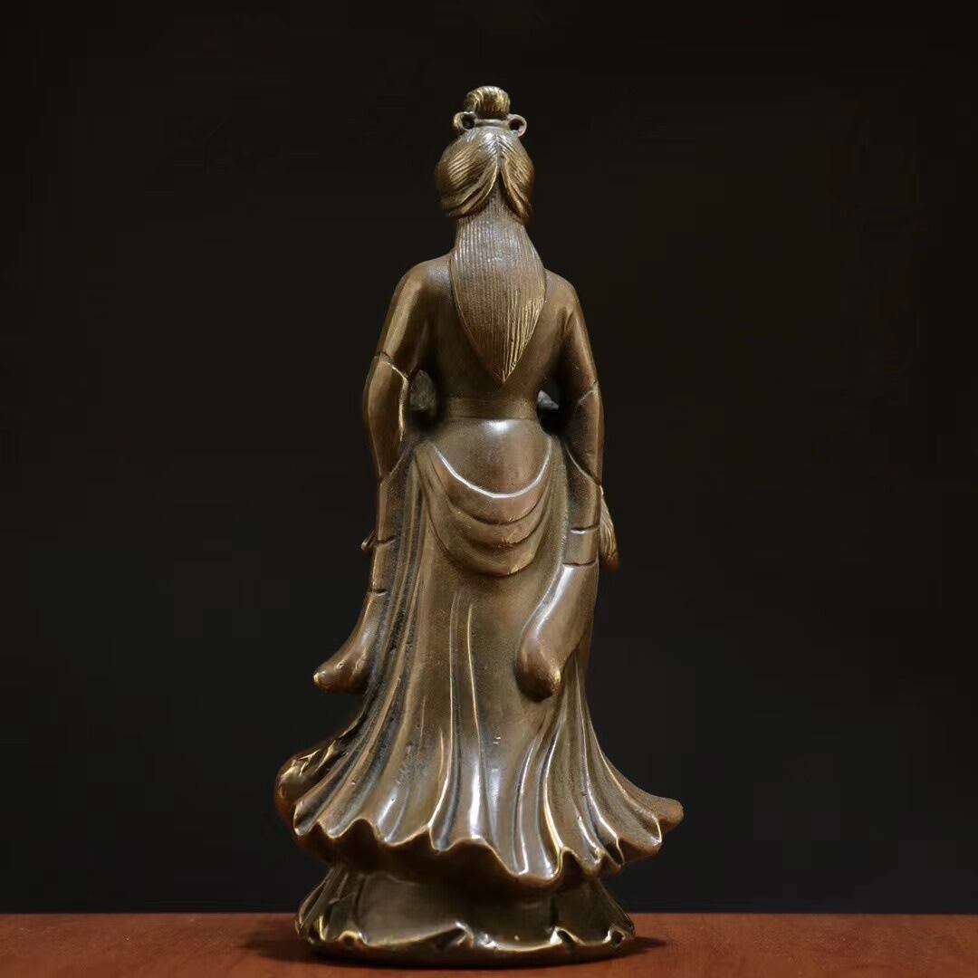 置物 オブジェ 九尾狐仙 霊狐 装飾品 工芸品 美術品 置物 狐 幸運 長寿