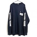 【BOOTHILL SALOON】Vintage Long-Sleeve Print T-Shirt【1990s-】 Vintage Double Sided Print Long-Sleeve Pocket Tee
