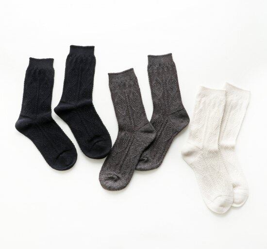 french bull(フレンチブル) / 29212 コリステソックス / ブラック・ダークブラウン・オフホワイト / 23cm~25cm