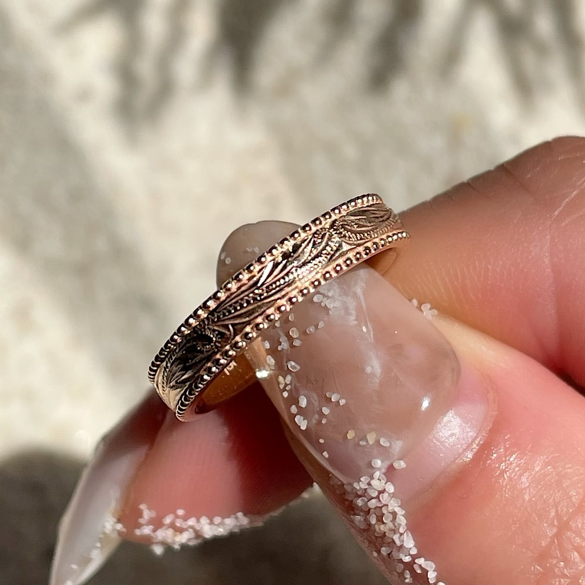 ミルグレインリング【定番人気トップ5】《名入れ刻印無料》