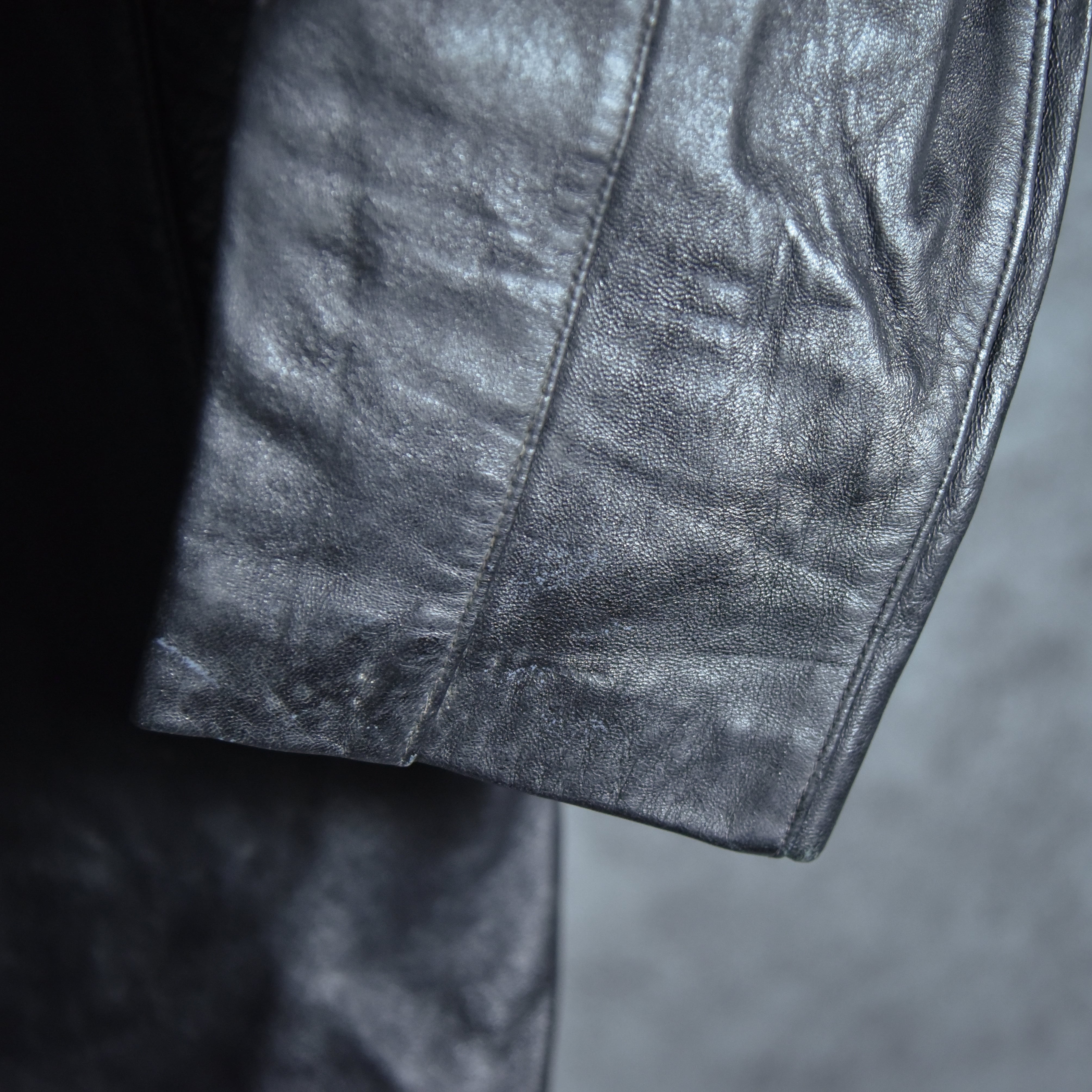 80s French Army Leather Motorcycle Cort フランス軍 レザー モーター