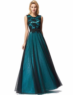 ★送料無料★7～9号★ノースリ－ブチュールロングドレス(OPN3610）