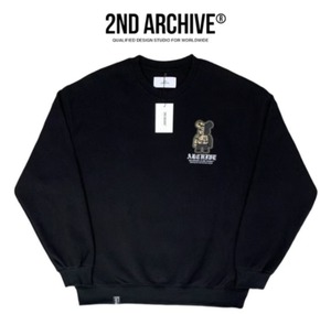 2ND037 トレーナー 迷彩ベア ユニセックス セカンドアーカイブ