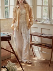 Sable Blanc Stripe Pants F0694