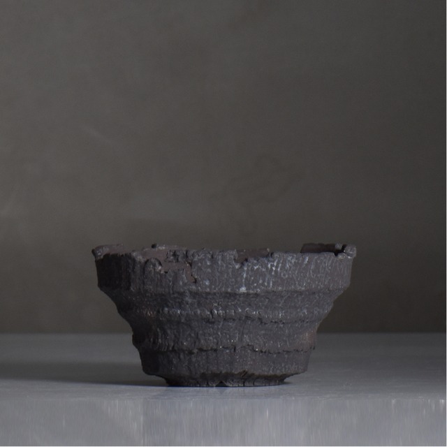 菊地元野 / AVOCADO BORDER　ブラック 03/ M / 約φ13cm / 植木鉢