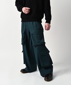 Revertical wide cargo curve pants (D/GRN) RV9115