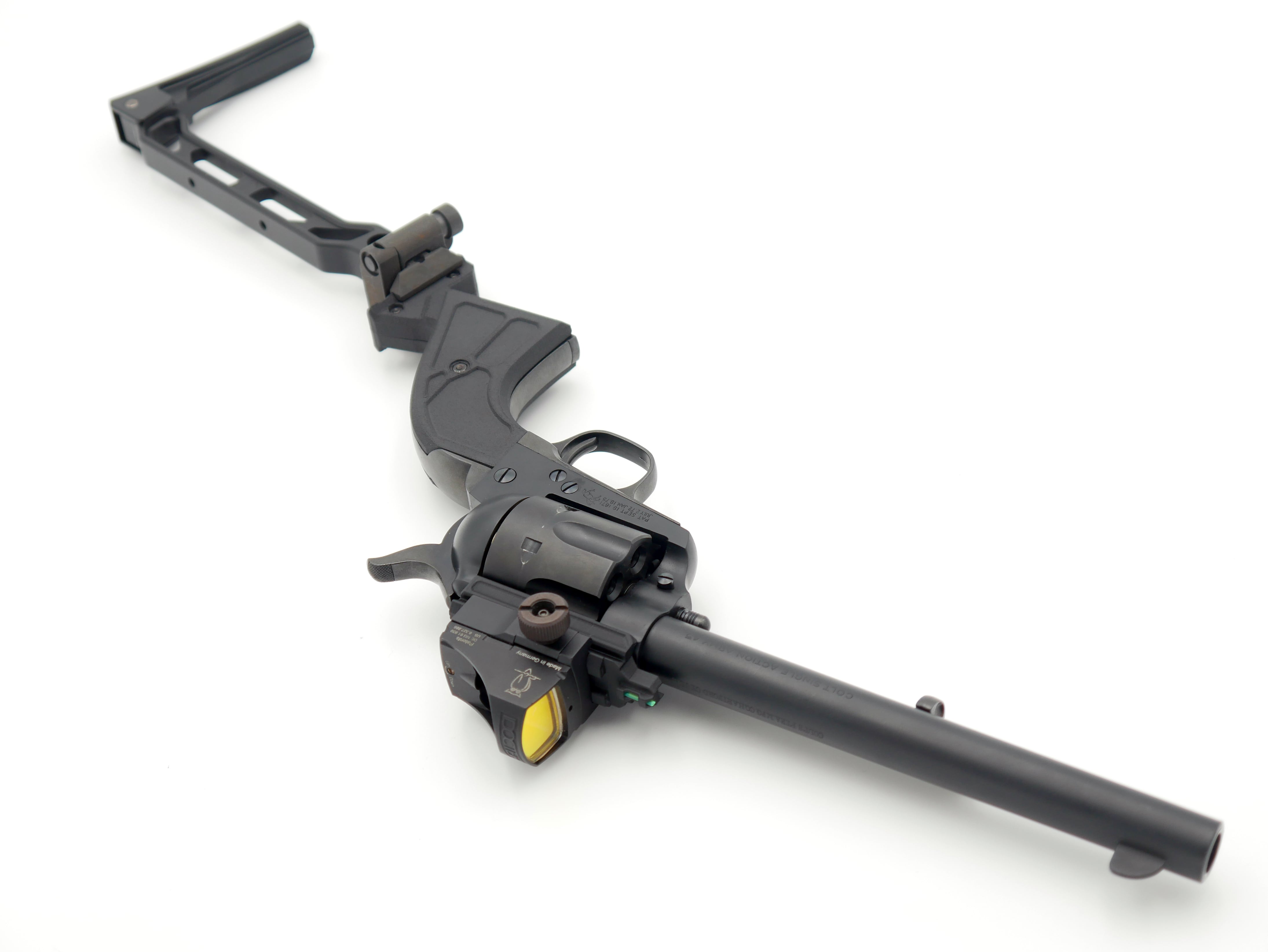 タナカ SAA 2nd GAS対応 カスタムグリップ(20mmストックアダプター Ver