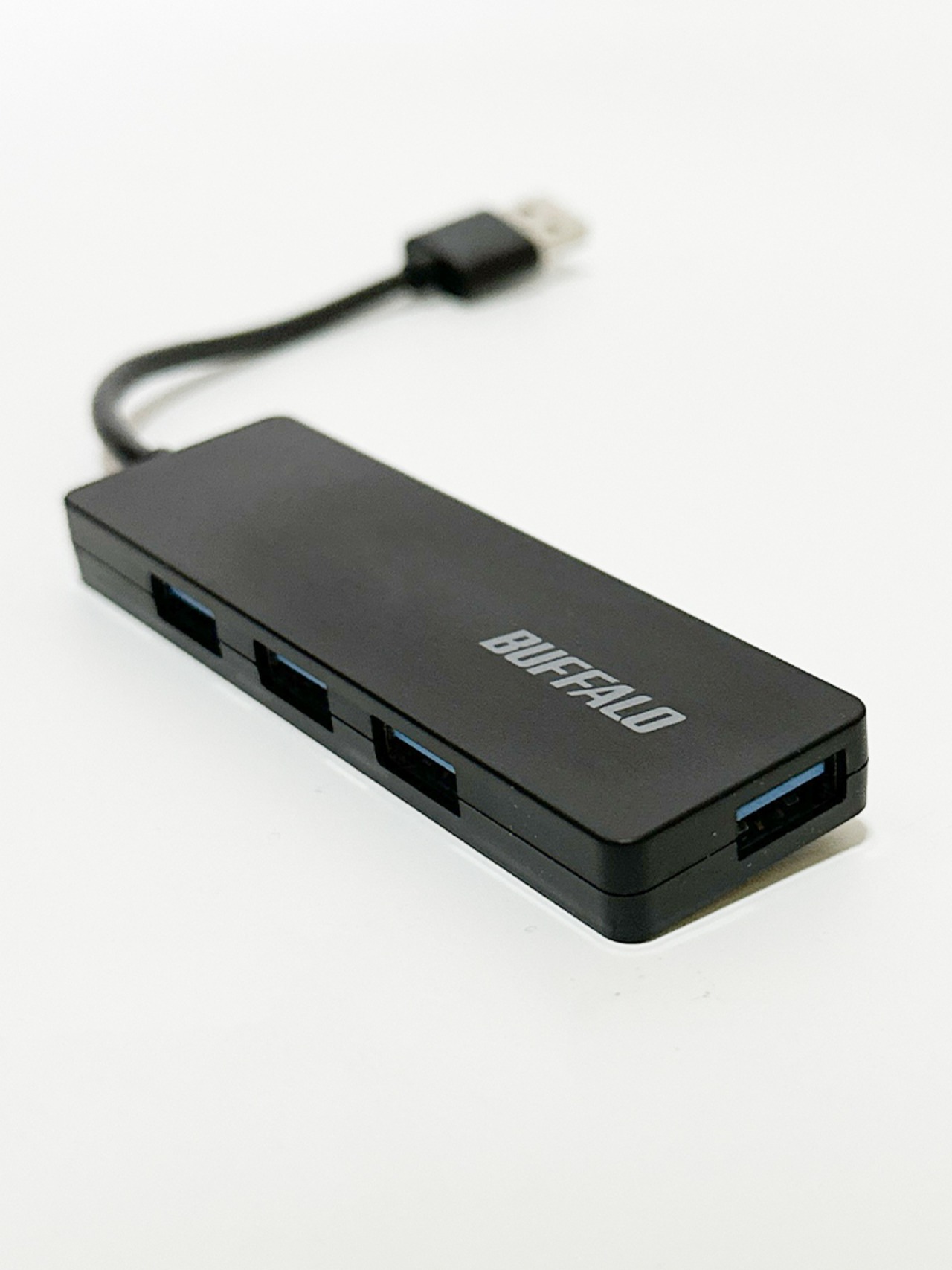 バッファロー BUFFALO USB3.0 4ポート バスパワーハブ ブラック BSH4U120U3BK パソコン 周辺機器 コンパクト 小型