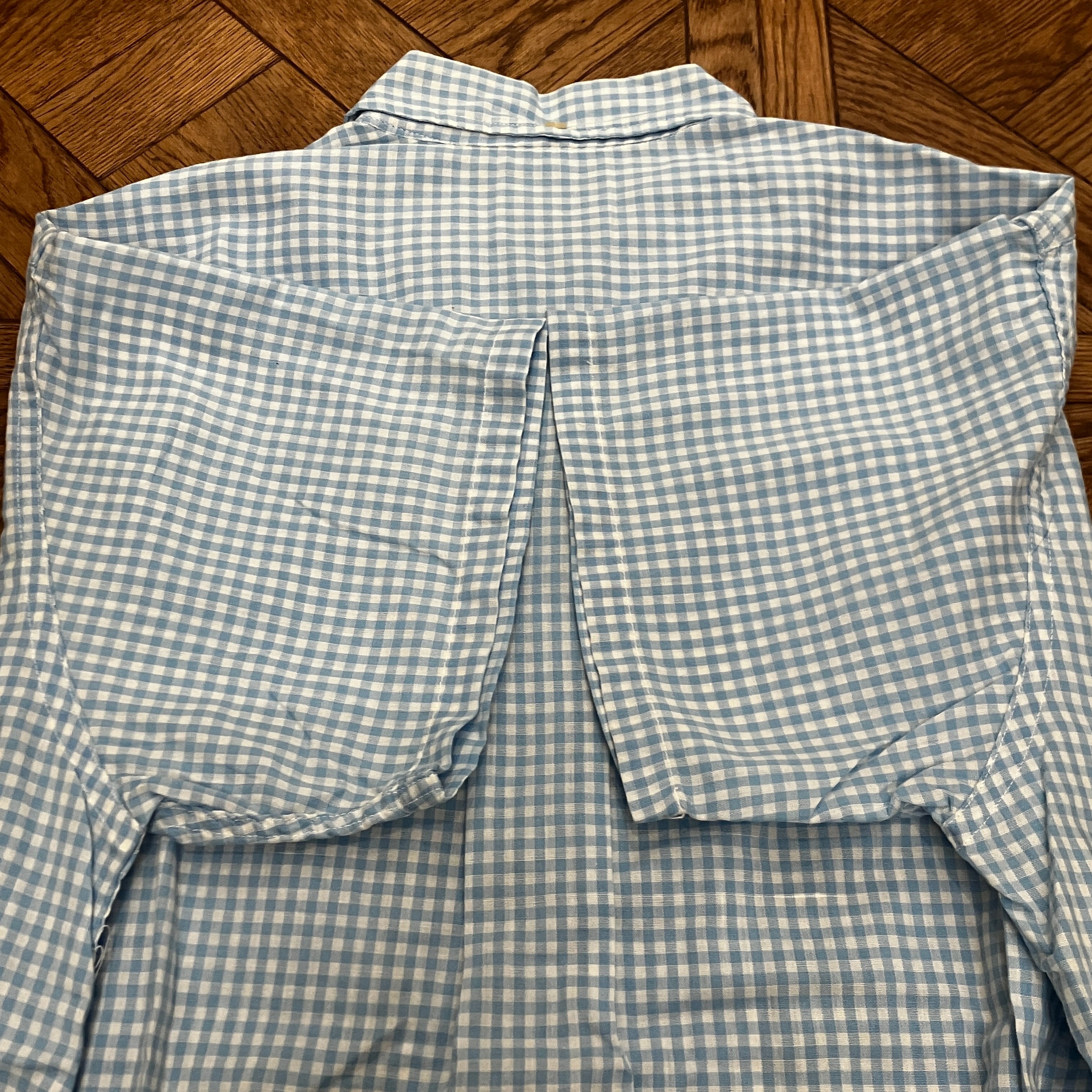 1950'S PILGRIM S/S 3POINT COTTON GINGHAM CHECK SHIRT | safarionline