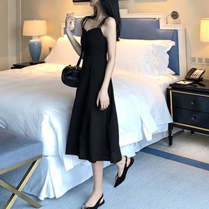 キャミワンピース レディース 春夏 韓国 大人 かわいい きれいめ おしゃれ ハイウエスト ノースリーブ Aライン カジュアル 清楚 上品 ワンピース 大人可愛い 大人女子