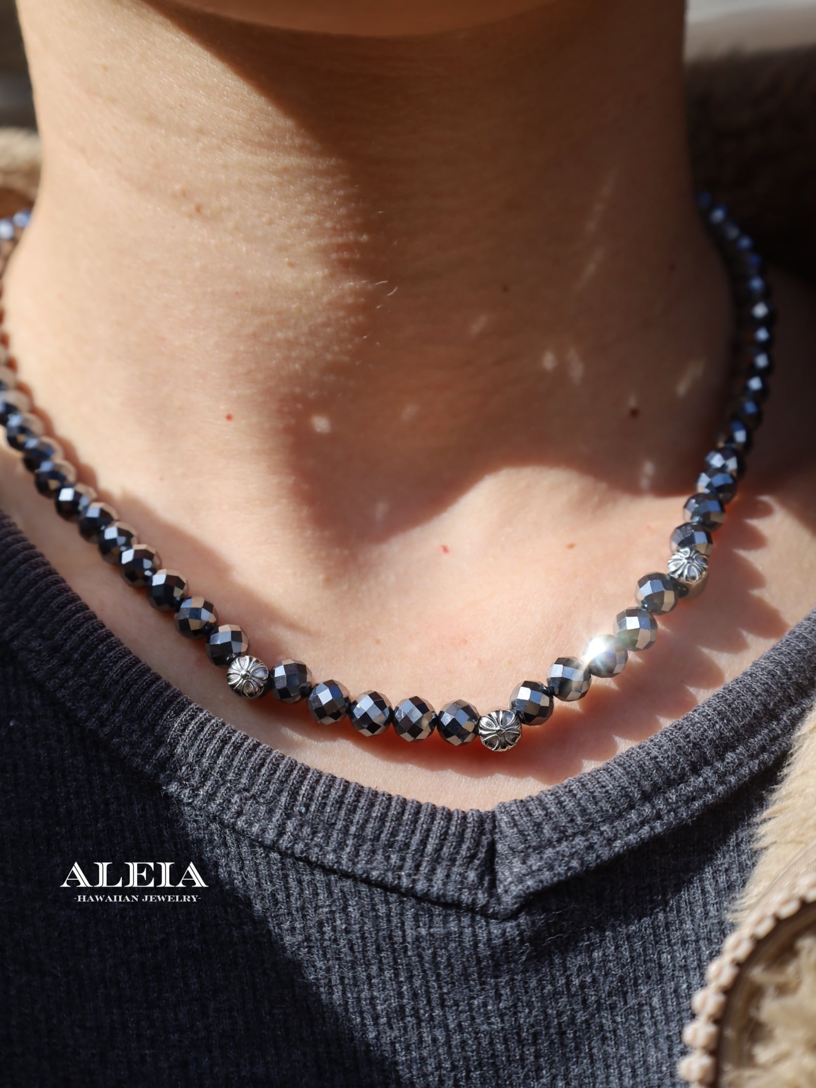 terahertz ore necklace[316L]ハワイアンジュエリー | ALEIA【Hawaiian