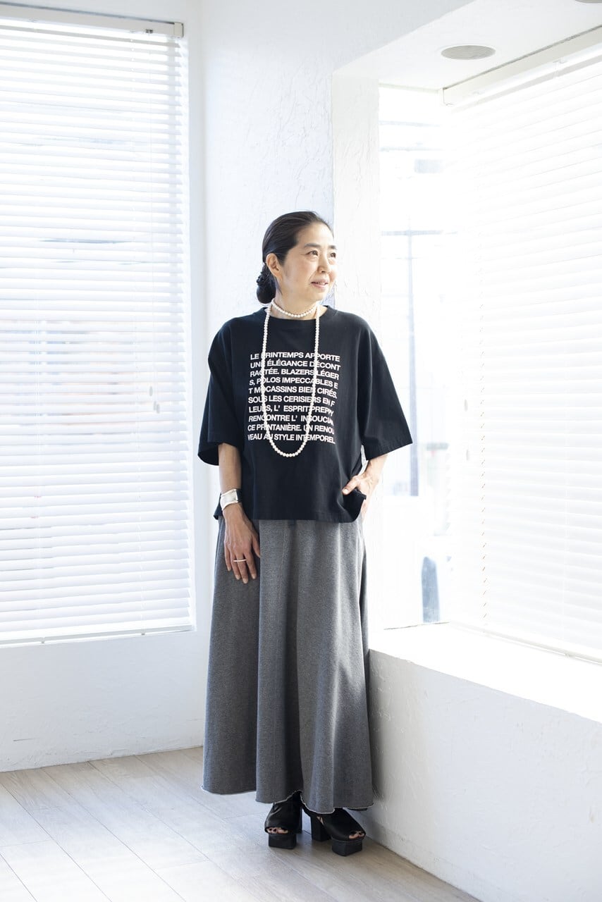 le ciel de HARRISS シャツ 38 le ciel de HARRISS] Volume Sleeve Mini Collar Shirt_Blue(51