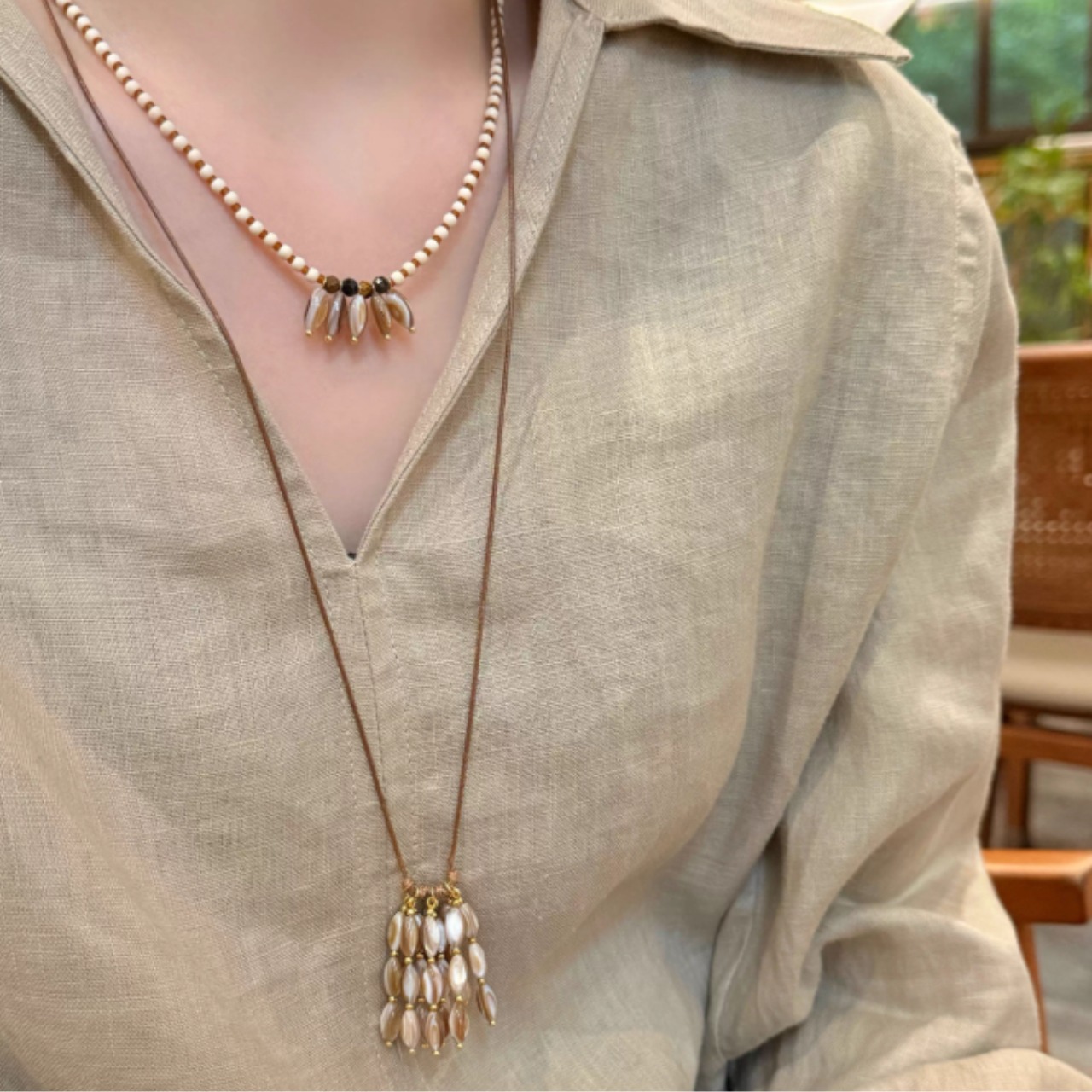 Mémoire Ivoire Necklace F0503