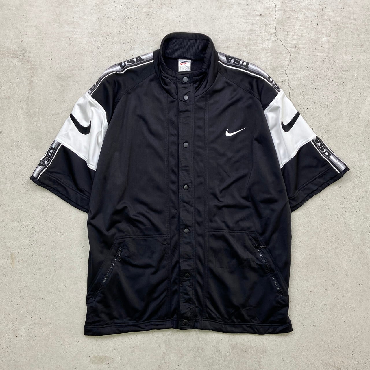 90~00年代 NIKE ナイキ 半袖 ジャージ トラックジャケット ス 