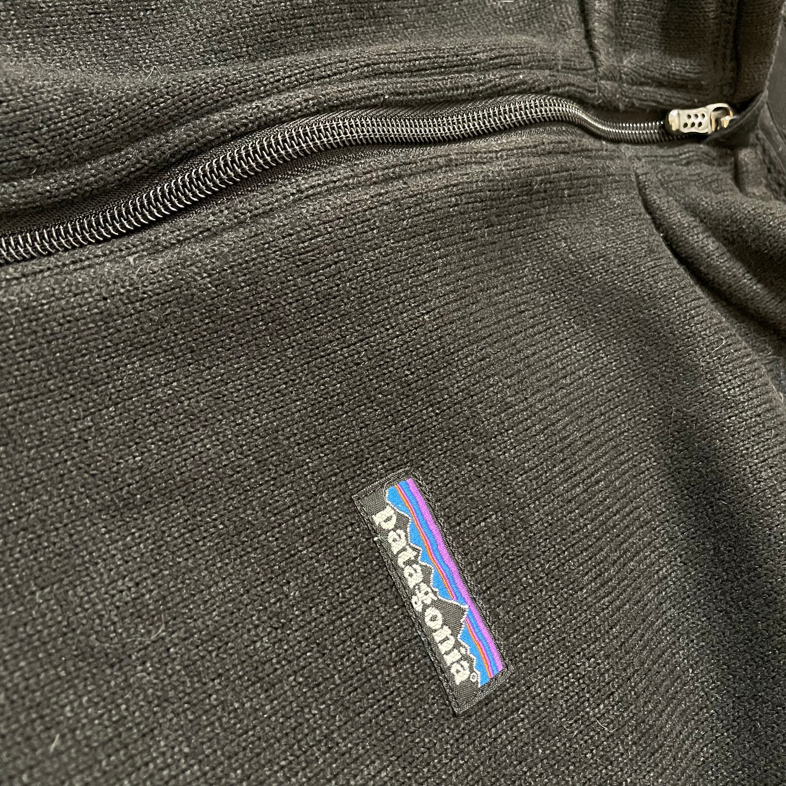 Patagonia】フリースジャケット ワンポイントロゴ 刺繍ロゴ ジップ ...