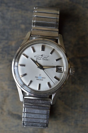 Vintage Citizen Jet Autodater / 1960s Japanese-made extension stainless steel bracelet
