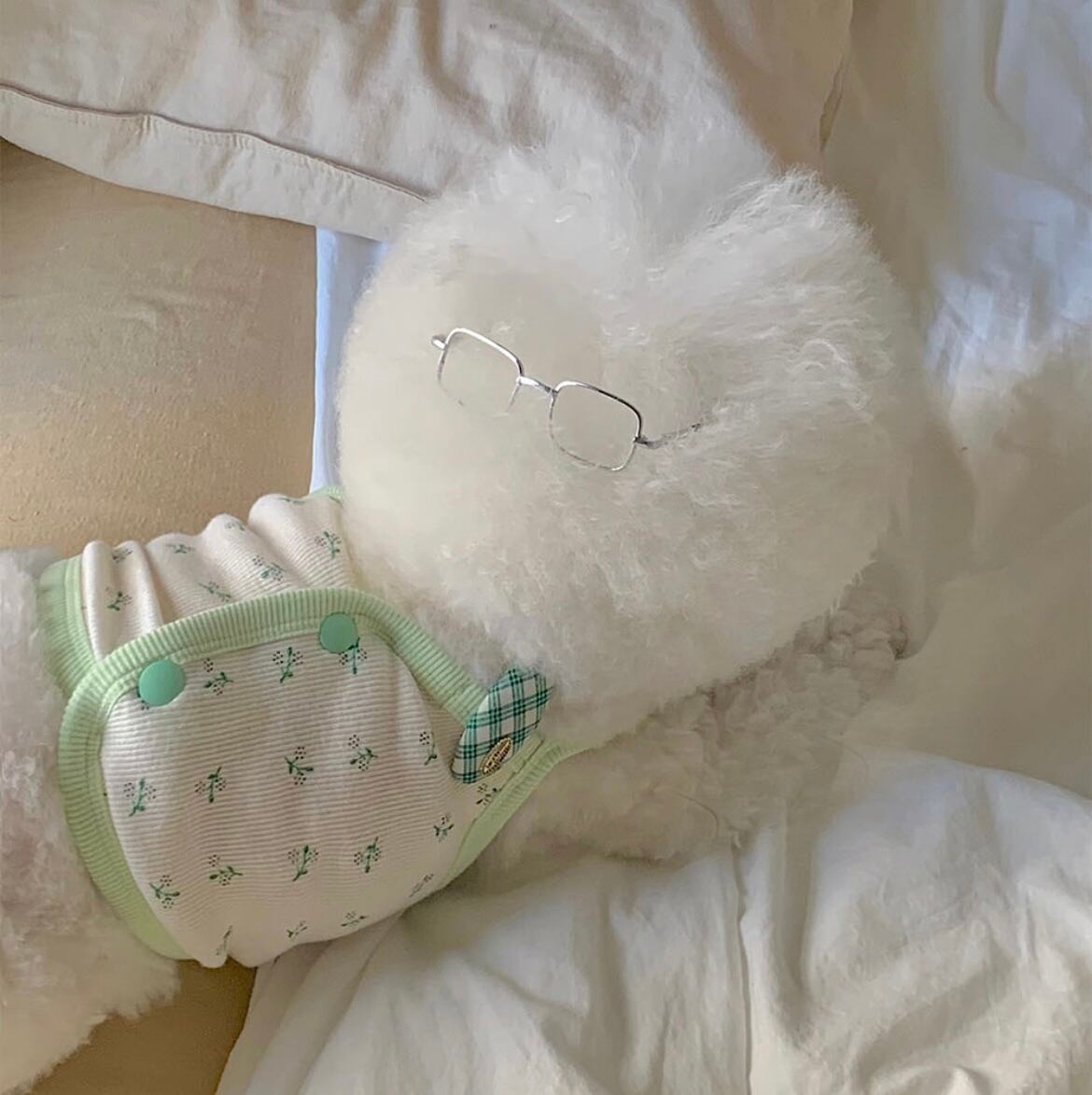 【seenii】pipo! crop top (Green)