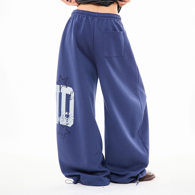 エンドロゴストリートワイドスウェットパンツ 2col R00845