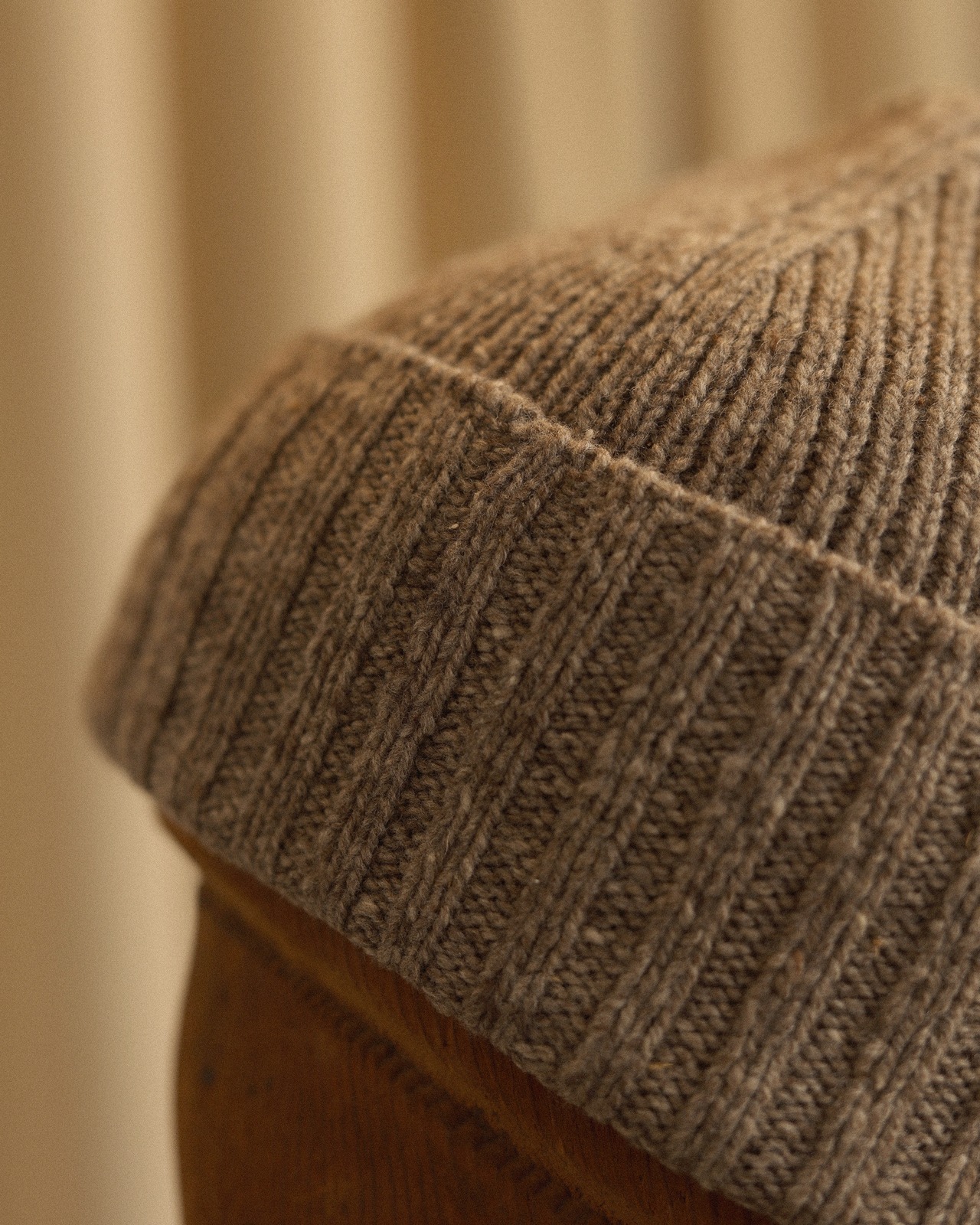 WV × Cassandra Harada / Knit Cap Dark Beige