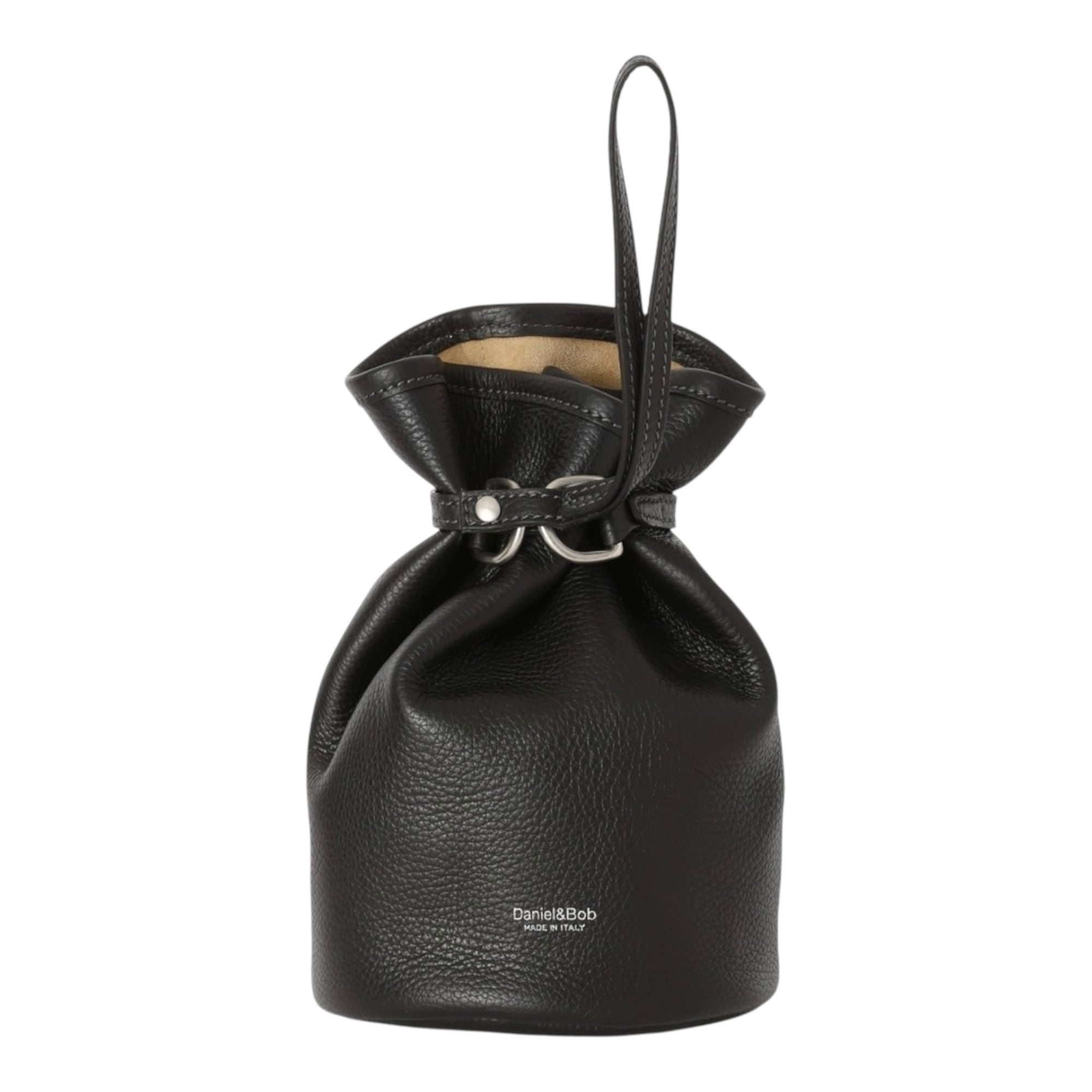 S.MANO(エスマーノ) DRAWSTRING BAG SMALL/BLACK | TreStelle