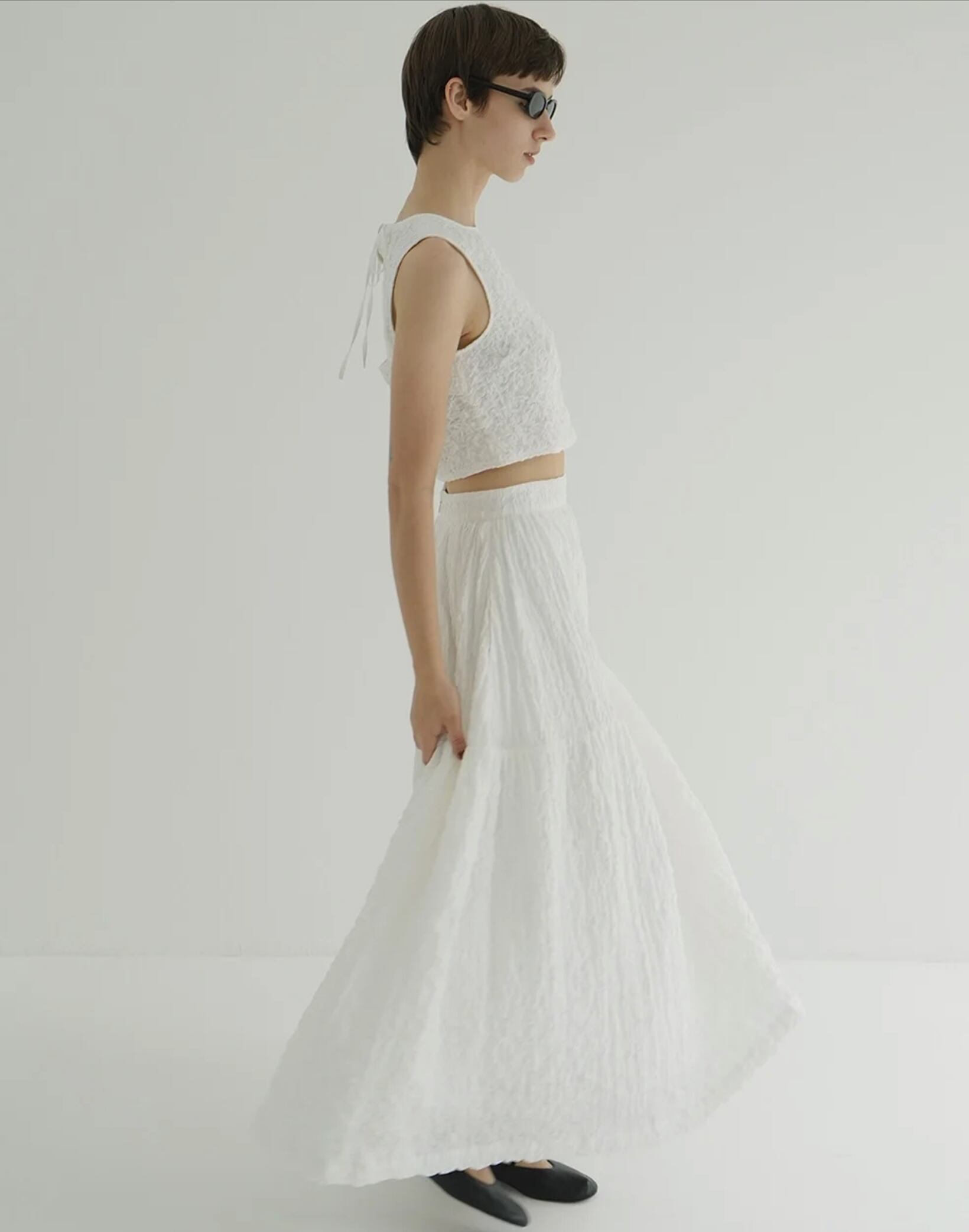 CLANE ★ BOMB ONEPIECE ホワイト CLANE - ワンピース- BOMB ONEPIECE - WHITE | ADDICT WEB SHOP