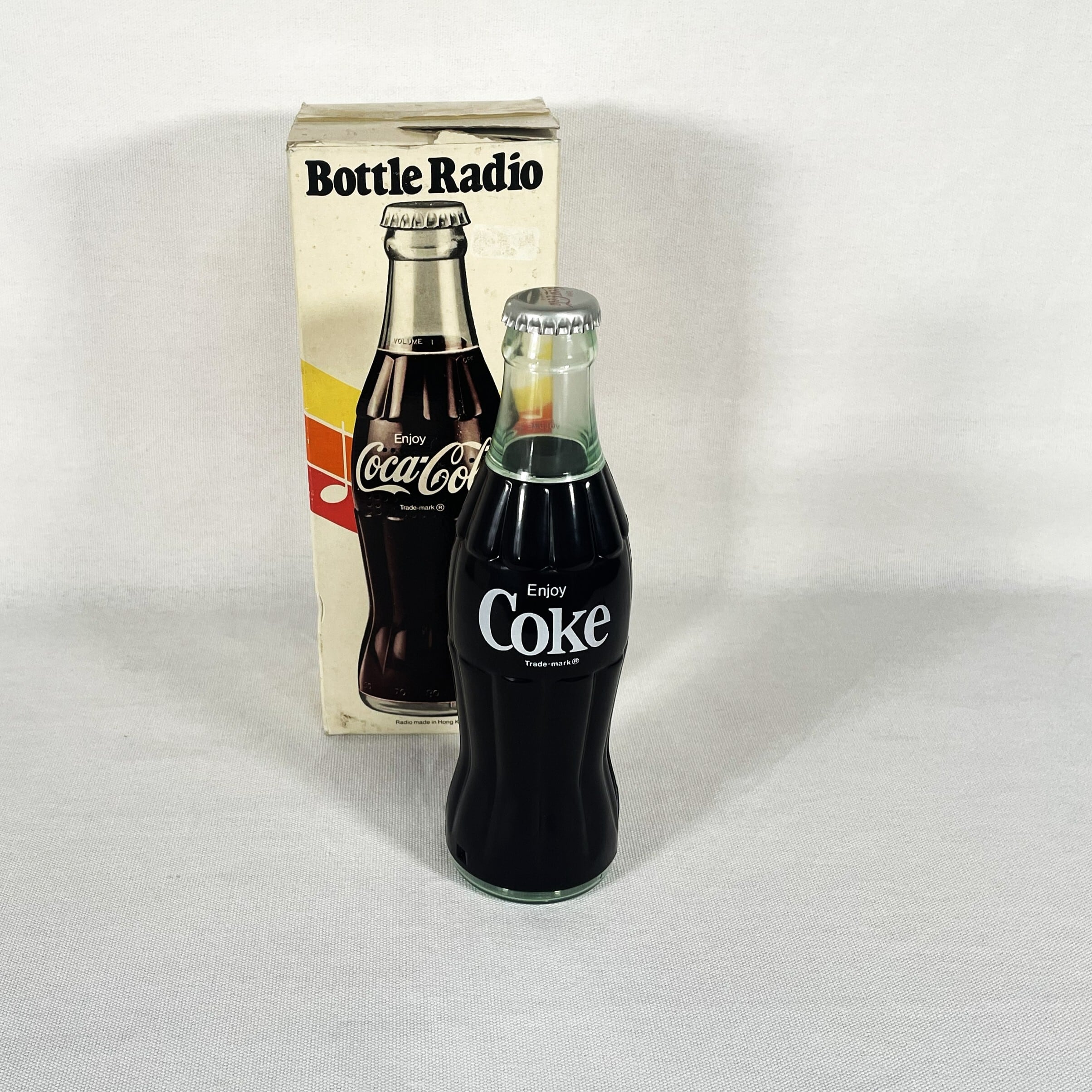 70s Coca Cola Bottle Radio | YUH ANTIQUE