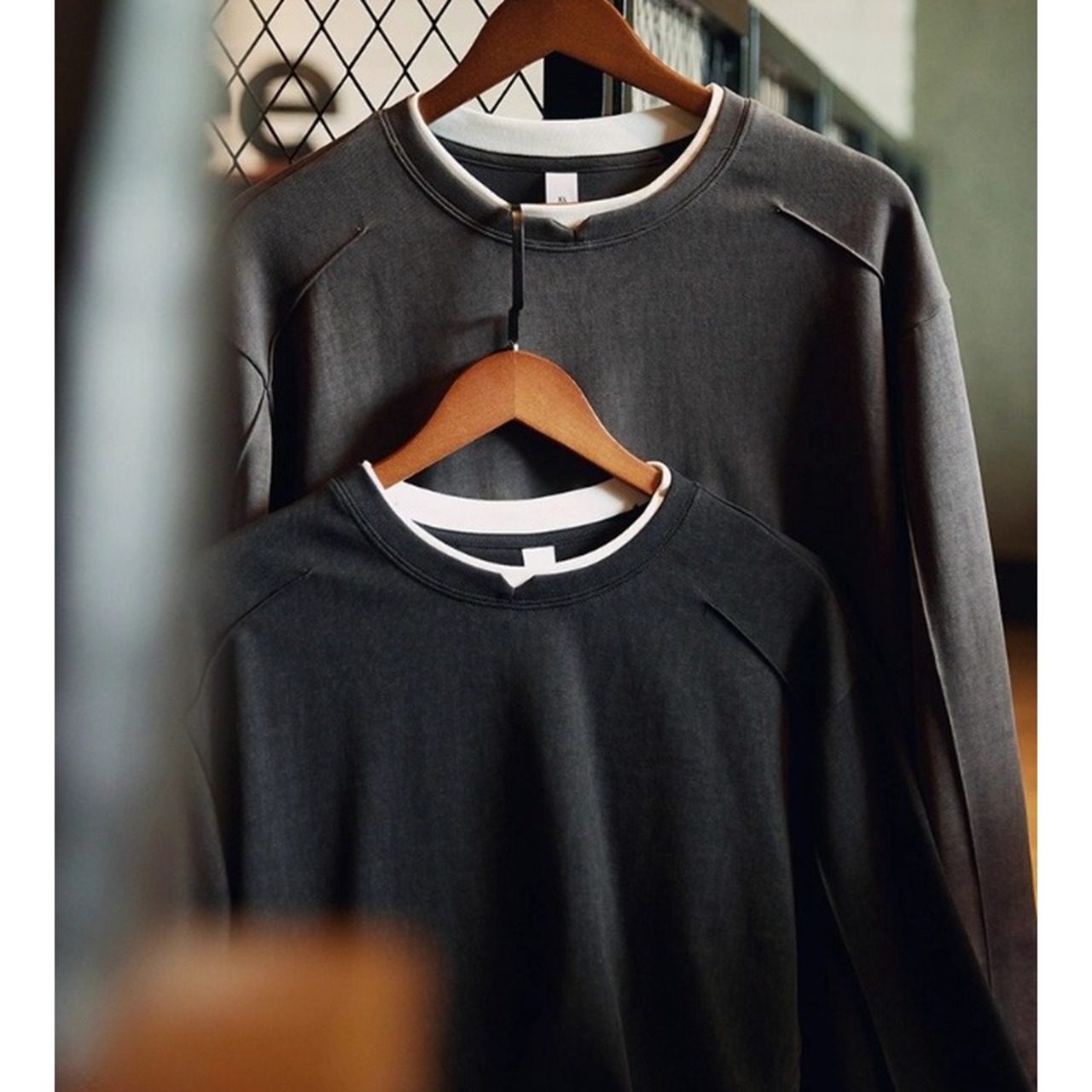 フェイクレイヤードスウェットシャツ 10245