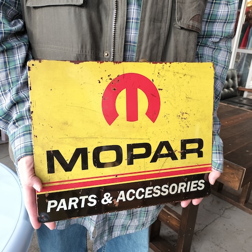 ブリキ看板◆MOPAR モパー◆サイン　アメリカンガレージ　クライスラー　ジープ