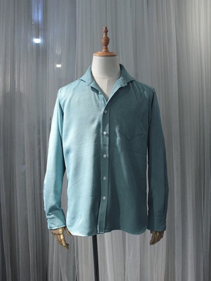 Garage.U.W COTTON SHANTUNG CUTAWAY LS SHIRT