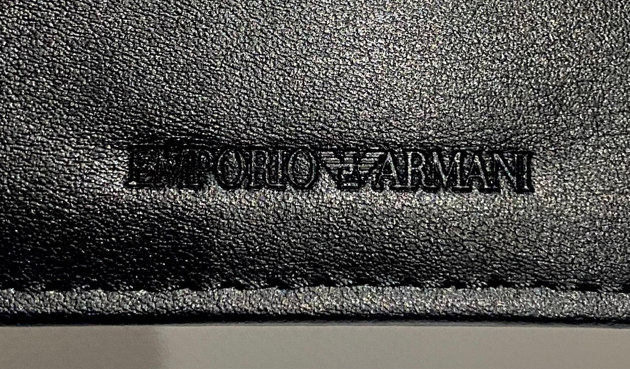 EMPORIO ARMANI エンポリオアルマーニ  札 カード入れ 二つ折り財布 メンズ  Y4R168-YQ12V/80681